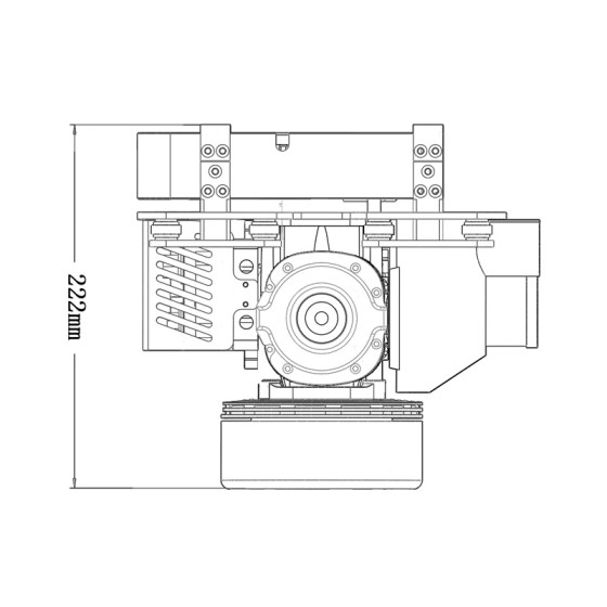F6000W V2.0 Hybrid Generator Powertrain Big Power Agricultural Powered Parachute Heavy Duty UAV Long Endurance Engine